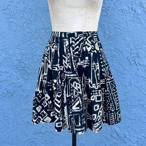 Vintage Pleated Skirt by Tica Size XS/S vacation summer clothing